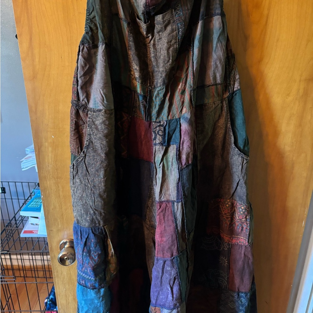 Patchwork Overalls